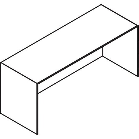 Groupe Lacasse Table, 1 Edge, 36inWx24inDx29-1/2inH, Sahara LAS71DT2436AR